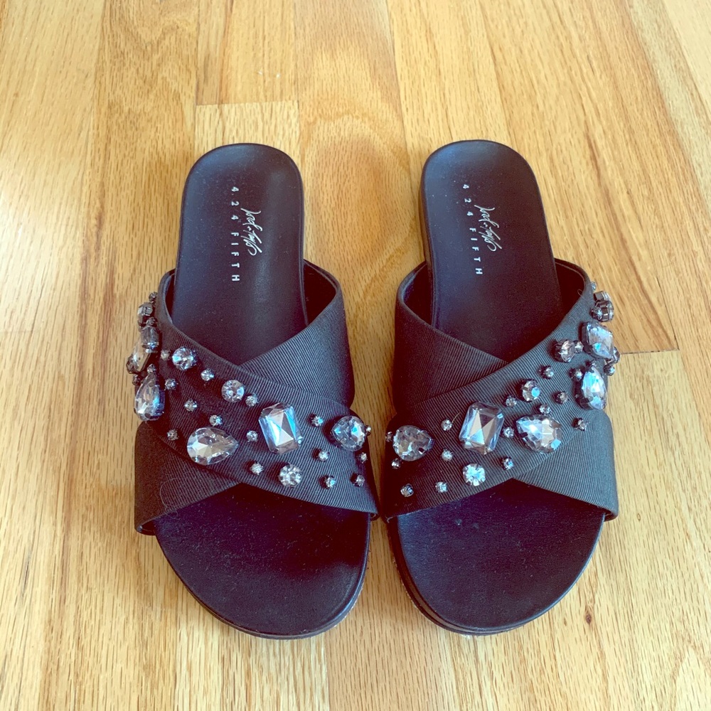 Lord & Taylor - 424 Fifth - Jeweled Sandals